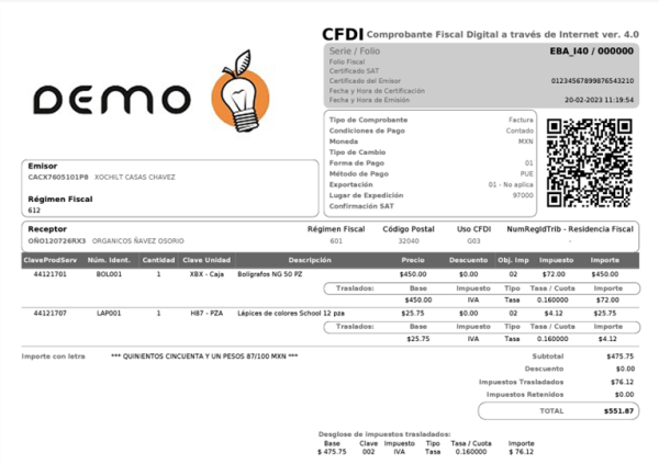 ACP Emisión CFDI – ACP del Sureste
